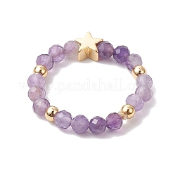 Круглые бусины из натурального апатита&nbsp;RJEW-JR00714-02