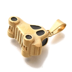 Подвески из нержавеющей стали 304 с эмалью&nbsp;STAS-U035-36G