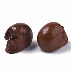 Хэллоуин бусины из натуральной красной яшмы G-R473-04F