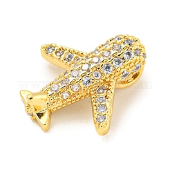 Покрытие стойки латунь микропаве прозрачные подвески из кубического циркония KK-B093-27G