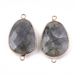 Соединители из натурального лабрадорита&nbsp;G-S344-71A