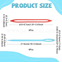11 ago di plastica con cruna grande per cucire&nbsp;TOOL-FS0001-06