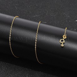 925 verstellbare Schiebehalskette aus Sterlingsilber für Damen&nbsp;NJEW-U030-01G-01