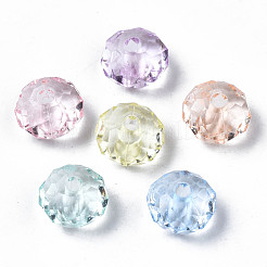 Прозрачные акриловые бусины TACR-S134-028