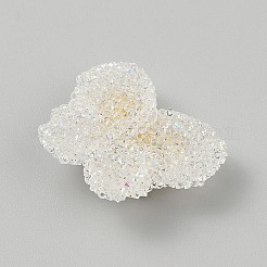 Непрозрачные акриловые бусины и бант из сплава&nbsp;SACR-TAC0014-001A