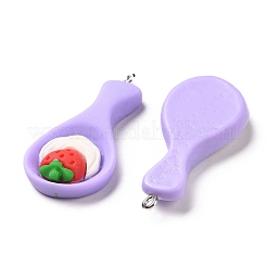 Подвески из непрозрачной смолы RESI-G032-F05