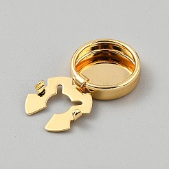 Legierung Manschettenknöpfe&nbsp;BUTT-WH0031-30A-G