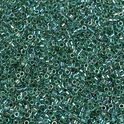 MIYUKIデリカビーズ  シリンダー  日本製シードビーズ  11/0  (db0060) ライムラインクリスタル ABS  1.3x1.6mm  穴：0.8mm  約2000PCS /ボトル  10 G /ボトル&nbsp;SEED-JP0008-DB0060
