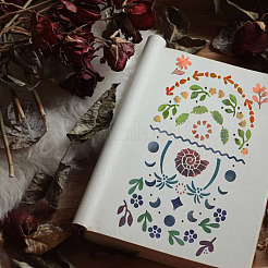 2шт 2 трафарета для резки из нержавеющей стали 304 DIY-FG0001-91