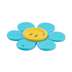 Undurchsichtigen Acryl große Anhänger&nbsp;OACR-P012-B01