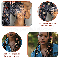 70шт 4 стиля бусины из натурального дерева&nbsp;WOOD-PA0001-25