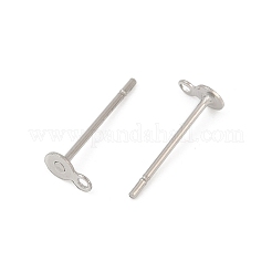 Фурнитура для сережек-гвоздиков из нержавеющей стали 304 STAS-Q353-01P