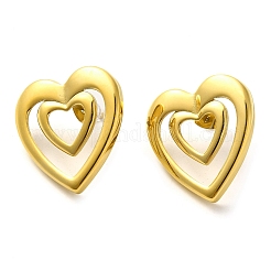 Серьги-гвоздики из нержавеющей стали 304 EJEW-D104-03G