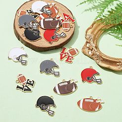 Подвески из сплава эмали 16шт 8 стиля&nbsp;ENAM-CJ0005-79