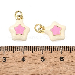 Латунь эмаль подвески&nbsp;KK-H259-01B-G04