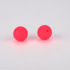 Perline focali rotonde in silicone&nbsp;SI-JX0046A-03