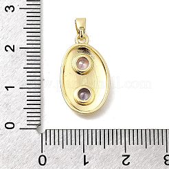 Ottone micro spianare pendenti zirconi&nbsp;KK-P336-19G
