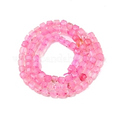 Окрашенные естественный агат бисер пряди G-T138-211H