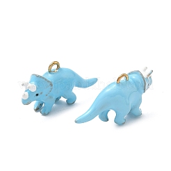 Pendentifs en acier inoxydable 304 émaillés&nbsp;STAS-F347-16A-G