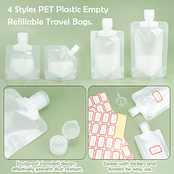 24 шт. пустые многоразовые дорожные сумки из пластика для животных ABAG-PH0001-05