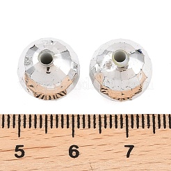 Граненый круглый покрытием акриловые бусины&nbsp;PACR-L001-12mm-S