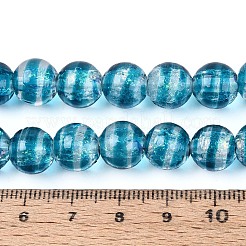 Ручной стеклянные фольга бисер пряди&nbsp;FOIL-N033-05C