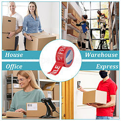 OPP предупреждающая упаковочная лента в рулонах&nbsp;AJEW-WH0060-25