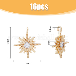 16 шт. Латунные подвески KK-HY0002-89