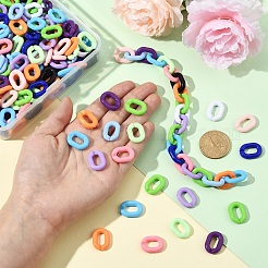 360 шт. 12 цвета акриловые соединительные кольца&nbsp;OACR-YW0002-69