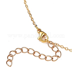 (ジュエリーパーティー工場販売)ペンダントネックレスセット  真鍮製フラットスパンコールチェーン＆アズキチェーン付き  スター 304 ステンレス ペンダント & バー 真鍮 ペンダント  ゴールドカラー  12.91インチ（32.8cm）  20.15インチ（51.2cm）  2個/セット&nbsp;NJEW-JN02931