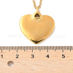 Ожерелья с подвесками из нержавеющей стали 304 для женщин NJEW-U040-02C-G