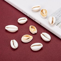 Perle di conchiglia di ciprea&nbsp;SHEL-S274-54