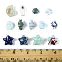 26шт 13 стиля фарфоровые бусины ручной работы&nbsp;PORC-FS0001-40