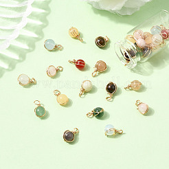 32 pz 16 stili pendenti con pietre preziose naturali e sintetiche&nbsp;PALLOY-SW00089