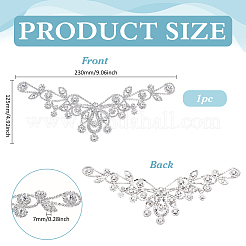 Украшение для воротника из стеклянных стразов DIY-WH0061-010S