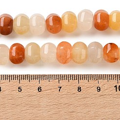 Natürliche goldene Seidenjadeperlenstränge&nbsp;G-C284-B01-01