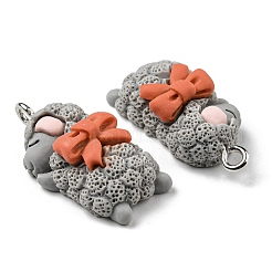 Подвески из непрозрачной смолы с героями мультфильмов&nbsp;CRES-B015-03