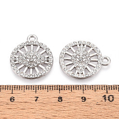 Подвески из сплава и страза FIND-N008-08P