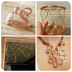 4 рулон круглой алюминиевой проволоки 4 размеров&nbsp;AW-TA0001-04A-01