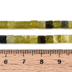 Природного нефрита Xiuyan бисер нитей&nbsp;G-T141-86B-02