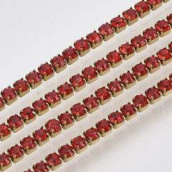 Cadenas de strass de acero inoxidable 304&nbsp;STAS-T055-06G