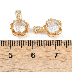 Латунные микро проложить кубического циркония подвески KK-F906-01G