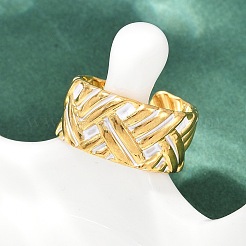 Регулируемые эмалированные манжеты из нержавеющей стали 304 для женщин&nbsp;LS-RJEW-A074-06G