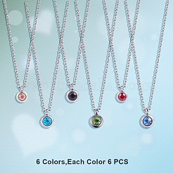 Модные оригинальные подвески-шармы из нержавеющей стали класса А 304 цвета со стразами RB-PH0008-04