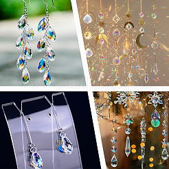 40 шт. Прозрачные стеклянные бусины GLAA-BBC0001-07B-02