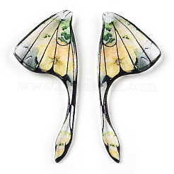 Подвески в виде крыльев из эпоксидной смолы&nbsp;RESI-TAC0021-96J