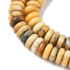 Нити натуральных бусин из нефрита хуанлун G-B155-B03-4x10mm