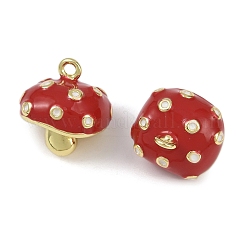 Латунь эмаль подвески&nbsp;KK-I358-074G-01