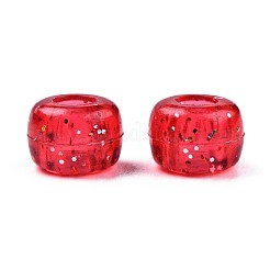 Прозрачного акрилового Европейский бисером TACR-T010-002