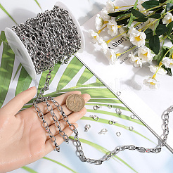 DIY Oxidation Aluminium Kabelketten Halsketten/Armbänder Herstellungssets&nbsp;DIY-SP0001-87A-S